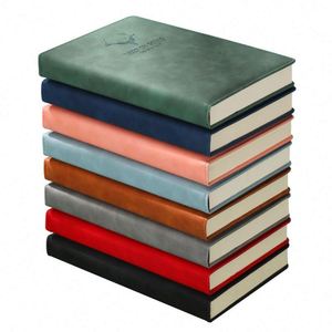 Customizable A5 Hardcover Leather Notebook with 100 Sheets Thread Sewn Binding New Design PU Leather <b>Journal</b>-Gift - Product Image 1