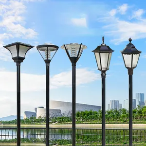 3 Meters Outdoor Garden Light Post High Pole European Villa LED Garden Light Outdoor Garden Light