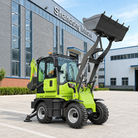 China Manual CE 2ton Agricultural Articulated Price Shovel Micro Bucket Small Mini Front End Wheel Loader untuk Dijual