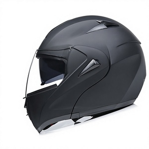 Casque de moto tout-terrain VIRTUE pour le commerce extérieur transfrontalier, double miroir, design exposé, coque ABS, visière transparente, DOT 3C - Product Image 1