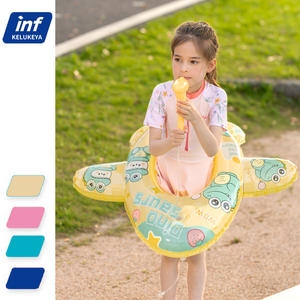 Bouée de bain gonflable en forme de dessin animé avec pistolet à eau pour enfants, pour utilisation en piscine - Product Image 5