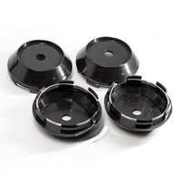 Cache-moyeu vierge de 68 mm de diamètre extérieur sans motif, vente en gros, pour modification automobile, remplacement de capuchons de jante personnalisés