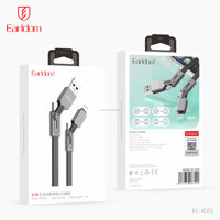 Cable de Datos Earldom 4 en 1 Kirsite+Cobre Puro USB a 8 Pines USB-C a 8 Pines, Carga Rápida para iPhone 13, 17, 15, 16 Pro Max