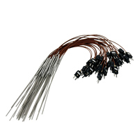 Sensor Suhu Fleksibel Pt100 Rtd 1200c Tipe K Terisolasi Mineral Industri Termokopel
