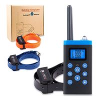 PaiPaitek IP67 100% Waterproof 1000M Range Remote Controlled Shock Pet Dog Training Collar Barking Control Device For 3 Dogs