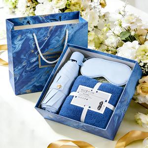 Boce Custom Practical <b>Gift</b> Company Employee Summer Souvenir Fan <b>Gift</b> Package <b>Set</b> <b>Gift</b> Box - Product Image 5