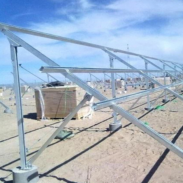 Solar Structure Steel Channel Solar Panel Mounting System Zinc Aluminum Magnesium Solar Rack Frame Slotted Steel C Channel