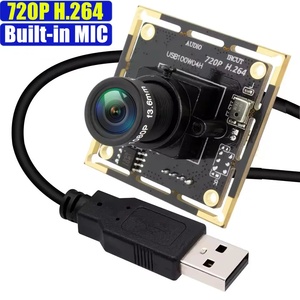Elp 720p HD <span class=keywords><strong>USB</strong></span> máy ảnh H264 mã hóa 30fps nhỏ gọn 32x32mm nhúng mô-đun với Mic cho máy tầm nhìn Pi jetson OTG <span class=keywords><strong>Linux</strong></span> giành chiến thắng - Product Image 1