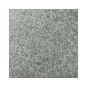 Double Faced Grey <strong>White</strong> Wool Blend <strong>Boucle</strong> Fabric for Coat <strong>Jacket</strong> - Product Image 6