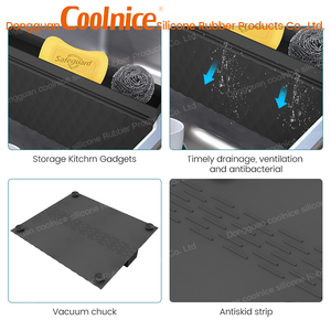 Tappetino Protettivo per Lavello con Ventose in Silicone, Protezione per Stoviglie in <span class=keywords><strong>Cucina</strong></span> - Product Image 2
