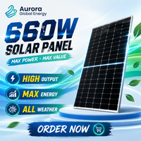 Module d'énergie solaire 660W utilisant une technologie de fabrication avancée pour une qualité de produit constante