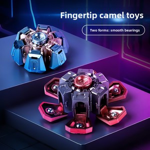 Hand Gearwheel <b>PLA</b> 360. Roatating4pcs Petal Shape Fingertip Gyro Mechanical Top - Product Image 5