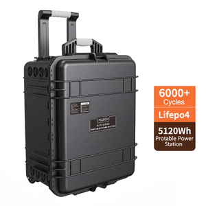 Générateur solaire portable 6000W de qualité supérieure, station d'alimentation de secours haute performance pour camping-car, fourgon électrique, camping, batterie lithium-ion, onduleur sinusoïdal pur pour <span class=keywords><strong>voiture</strong></span> - Product Image 5