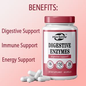 Cápsulas de Enzimas Digestivas de Venta Caliente OEM/ODM para Adultos, Apoyo Digestivo, 16 Tipos de Enzimas en su Interior, Apoyo Inmunológico - Product Image 3