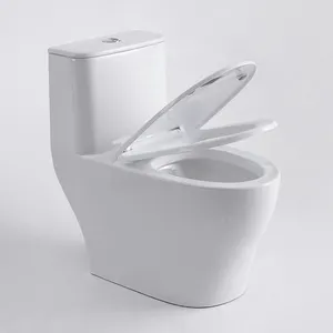 BTO 2024 P-trap Toilet Bathroom Suites Best Flushing Sanitary Ware Wc Closet Indonesia 1 Piece Toilet