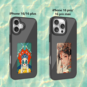 Coque de téléphone DIY JUNCHI 2026 à encre électronique, alimentée par NFC, pour personnalisation artistique à tout moment, toujours un look nouveau, hybride TPU silicone verre - Product Image 2