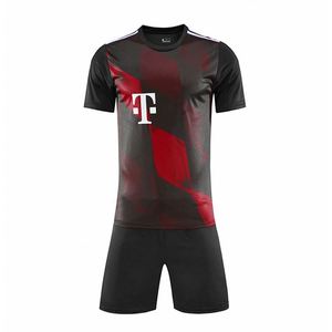 camisetas de futbol rojo blanco y negro