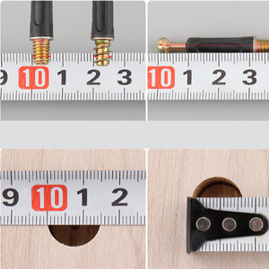 Kit de vis de connexion excentriques 3-en-1 pour meubles, armoires et panneaux – Connecteurs et fixations pour meubles - Product Image 6