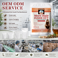 Tisane More Hair Inside Out pour la Soins des Cheveux, Sachets de Thé Faciles à Infuser 5g, 30 Sachets, Jasmin Gingembre, Vente en Gros, Marque Privée, Fabrication en Usine