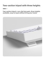 Kit DIY Zornher ZH100 de 100 Teclas con Interruptores Intercambiables en Caliente y Teclas con Junta Integrada, Kit Trimodal con Absorción de Sonido
