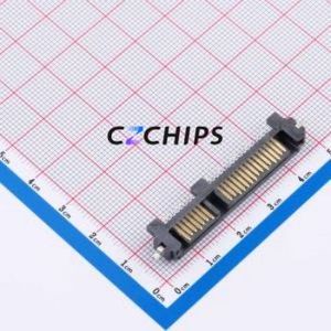 HDGCYLSY-SATA-116 Hard Drive Connector (SAS/SATA/M.2) SMD Connector SATA Male 22P Sink Board - Product Image 1