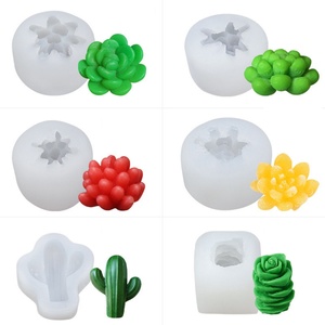 Venta Directa de Fábrica al por Mayor, Moldes de Silicona Personalizados para Velas con Diseño 3D de Plantas y Flores - Product Image 4