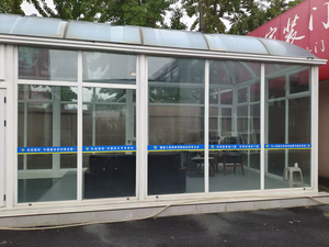 Véranda isolante à double vitrage en alliage d'aluminium 6063 T6 certifiée CE, résistante au vent et au soleil, avec garantie de 10 ans - Product Image 4