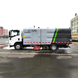 Camión barredor de calles ISUZU 4x2 de 5 m³ con rociador de agua y succión de aguas residuales a la venta en China - Product Image 5