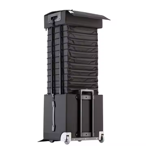 New Design Luxury Simple Nylon Zipper Closure 180-Piece Optical Glasses & Sunglasses Display <b>Suitcase</b> Patented Pull Technology - Product Image 2