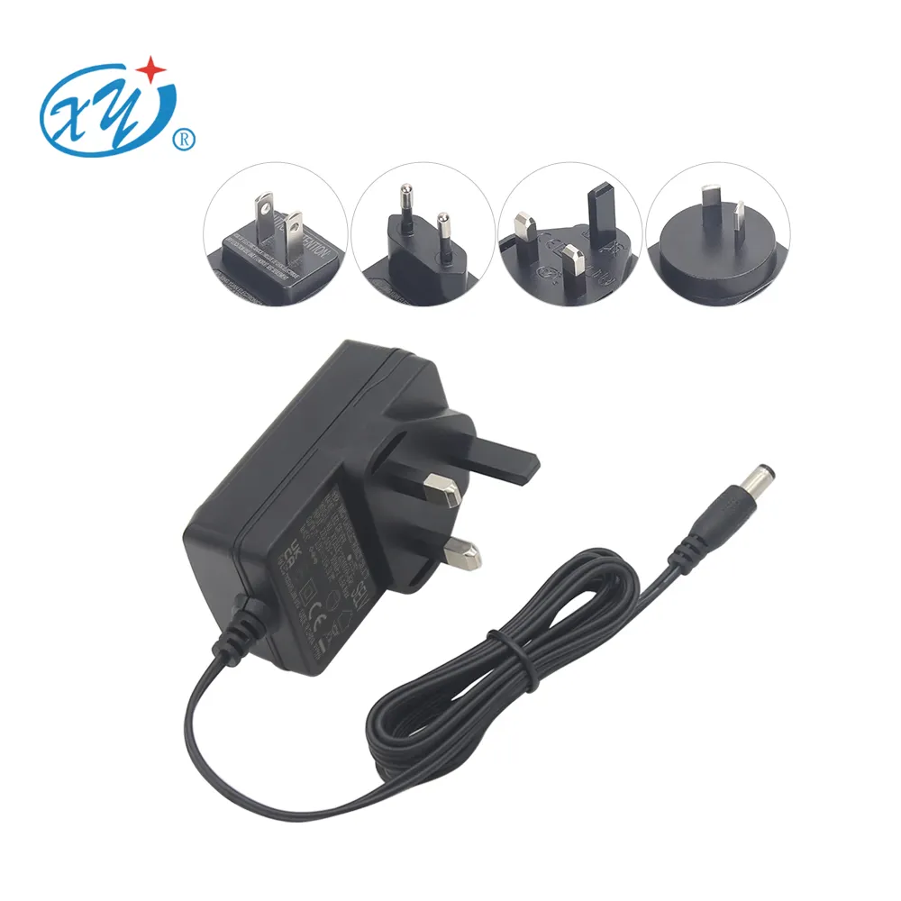 Trung Quốc nhà máy CE GS ukca CB chứng nhận AC 100-240V DC 12V 3A treo tường Power Adapter Anh cắm cung cấp điện