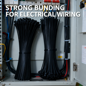 Сверхпрочный одноразовый нейлоновый 66 самоблокирующийся стяжка на молнии 300 мм двойные гибкие манжеты с двойной фиксацией - Product Image 5