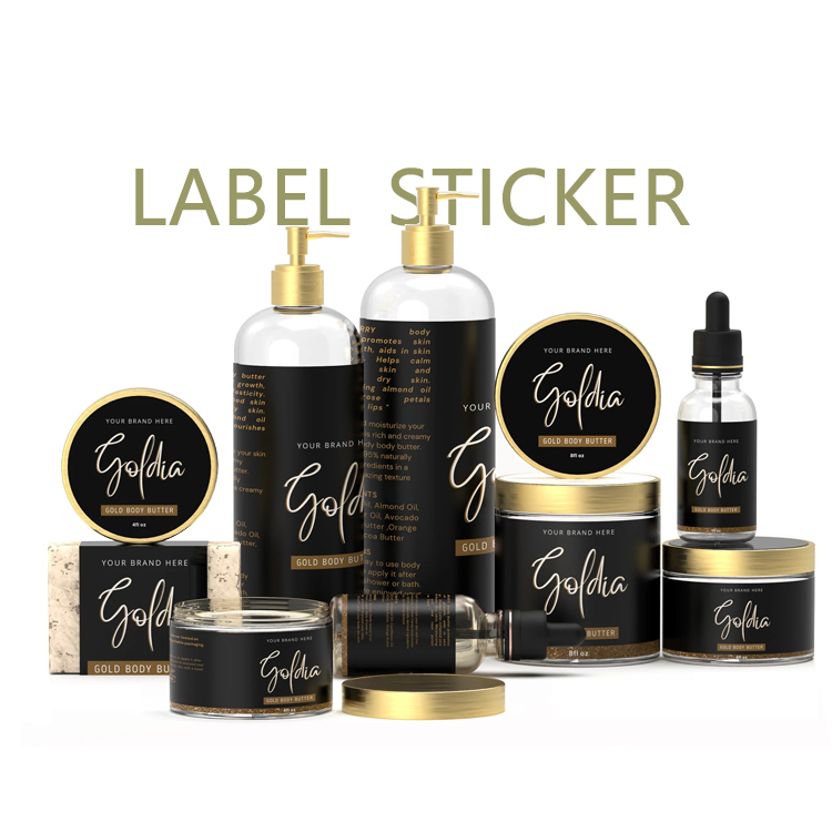 Manufacturer High Grade Printing Bottle Vial Sticker Logo Custom Perfume Cosmetic Packaging Labels