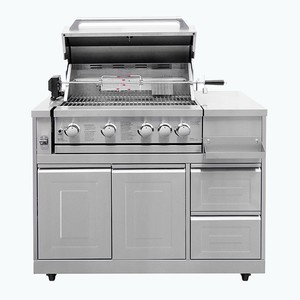 Hyxion OEM / ODM fumoir bbq <span class=keywords><strong>barbecue</strong></span> hybride au gaz et au charbon prix du charbon de bois pour la fête à la maison - Product Image 1