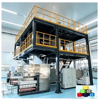 Ligne de production de machines d'extrusion et de filature de fils multifilaments PP FDY BCF CF PET Polyester Poy