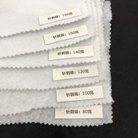Rembourrage en polyester pour vêtements, tissu non tissé aiguilleté en rouleau, largeur et grammage personnalisés, entoilage pour vêtements