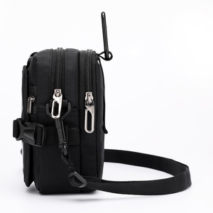 Sac banane bandoulière unisexe, sacoche de taille en nylon pour homme et femme, pochette de randonnée pour téléphone - Product Image 6