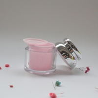 Pot cosmétique en vrac, à utilisation libre et Type plastique acrylique, couleurs personnalisées, crème acrylique
