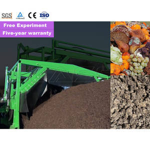 Fermentación de compostaje horizontal fértil orgánica Máquina de compostaje totalmente automática - Product Image 2