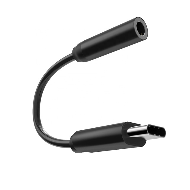 32Bit 384Khz USB C to 35mm Audio Adapter DAC Microphone Adapter Android AUX Jack Audio Cable