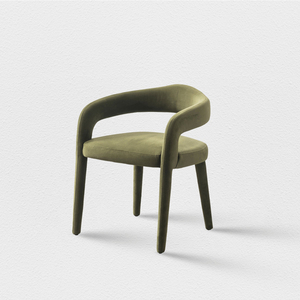 Chaises <span class=keywords><strong>de</strong></span> salle à manger et <span class=keywords><strong>de</strong></span> salon en <span class=keywords><strong>velours</strong></span> rembourrées <span class=keywords><strong>de</strong></span> style nordique français, luxe moderne, rouge et <span class=keywords><strong>vert</strong></span> vintage - Product Image 4