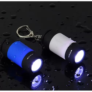 พวงกุญแจ USB ขนาดเล็กไฟฉายคาราบิเนอร์กลางแจ้งแบบชาร์จไฟได้ไฟแฟลชโลโก้ออกแบบได้ตามต้องการ - Product Image 1