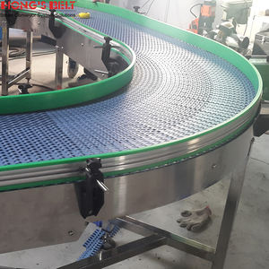 红带模块化曲线带式输送机90度平顶曲线输送机 - Product Image 4