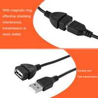 Câble d'extension USB 2.0 mâle-femelle ultra-rapide 1M/1.5M/3M/5M/10M avec connecteurs micro tressés pour PC, ordinateur portable, imprimante, synchronisation des données
