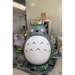 Scultura in Resina di Fibra di Vetro a Grandezza Naturale di Il <span class=keywords><strong>Mio</strong></span> <span class=keywords><strong>Vicino</strong></span> <span class=keywords><strong>Totoro</strong></span> per Location di Matrimoni, Parchi, Resort, Negozi per Bambini, Collezioni d'Arte per la Casa - Product Image 5