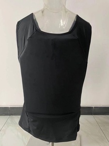 سترة داخلية من البولي إيثيلين قابلة لإخفاء الصفيحة السوداء حاملة خفيفة الوزن مقاومة لطعن سترة - Product Image 3