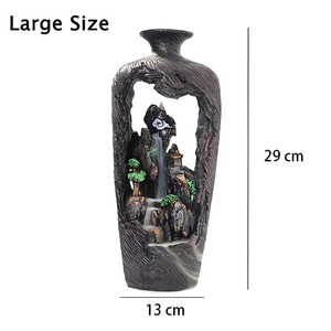 Vente en gros Brûleur d'encens à refoulement Porte-bâton d'encens en céramique Brûleur d'encensoir à cascade Arabe - Product Image 6