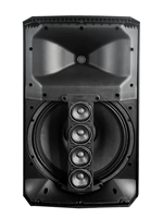 LA315DB Enceinte active 3 voies 15 pouces avec amplificateur de classe D, DSP et USB, pour scène, église, discothèque et événements en direct