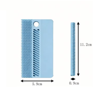 Brosse réutilisable en silicone pour enlever les poils d'animaux, grattoir manuel pour tapis, outil de dépoussiérage pour poils de chien et de chat, pour canapé, tapis et meubles