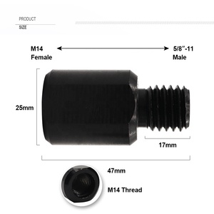 Adaptateur de forets diamantés SHDIATOOL 5/8''-11 mâle vers M14 femelle pour <span class=keywords><strong>perceuse</strong></span> à carottage <span class=keywords><strong>HILTI</strong></span> - Product Image 3