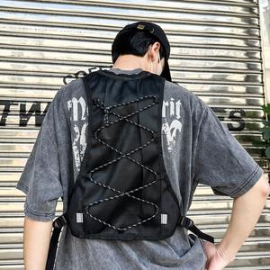 Trendy Outdoor Sports Bag New Multi-Flap Pocket Pants Cycling Hydration <b>Backpack</b> Oxford Cloth Tactical Vest Bag for Running - Product Image 4